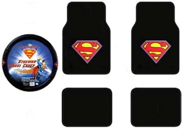 Amazon Com A Set Of 4 Universal Fit Superman Classic Red And