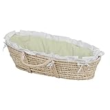 Baby Moses Basket with Liner, Sheet, and Pad