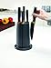 Joseph Joseph 10077 Elevate Stainless Steel Non-Stick Set with Rotating Knife Block, 7-Piece, Black (Discontinued)