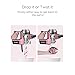 Eureka NEC124A PowerPlush Cordless Stick Vacuum Cleaner, Lightweight Digital Motor Lithium Battery and Motorized Brush, Handheld Vacuum, Pink