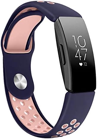 Reety Compatible for Fitbit Inspire/Fitbit Inspire HR Strap, Adjustable TPU Soft Silicone Sport Breathable Bands Sport Strap for Fitbit Inspire/Inspire HR Health & Fitness Tracker