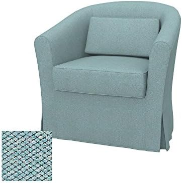 Amazon Com Soferia Replacement Cover For Ikea Ektorp Tullsta Armchair Fabric Nordic Sea Green Home Kitchen