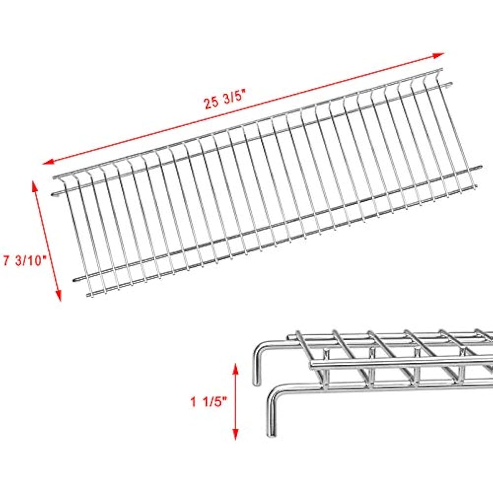 25.6 Inch Grill Warming Rack For Home Depot Nexgrill 4 Burner 7200380H