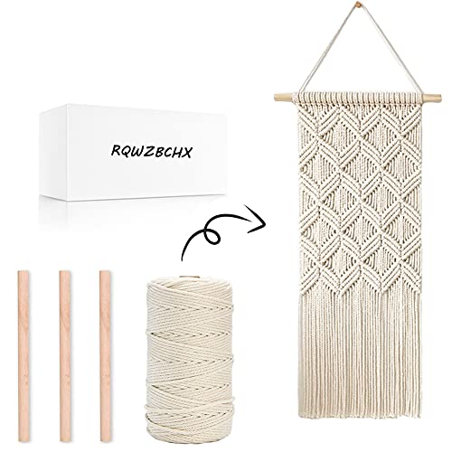 Macrame KitWhite Edition3 DIY Macrame Kits for Adult Beginners