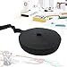 Elastic Bands Spool Sewing Band Flat Elastic Cord, 12 Yards (Black, 3/4 inch)