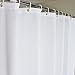 Ufaitheart Shower Stall Shower Curtain 36 x 72 Inch Long Shower Curtain Hotel Decorative Fabric Bath Curtain Solid, Pure White