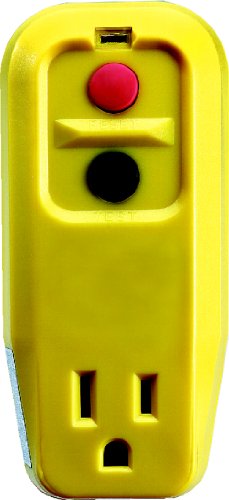 Tower Manufacturing 30339005 15 amp 3-Wire GFCI Outlet Adapter