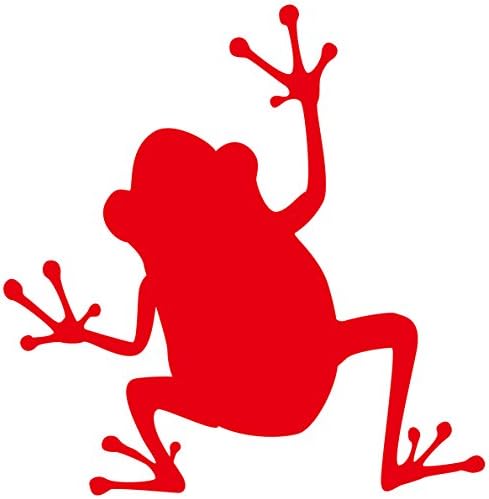 Sticker Shop Haru シルエット ステッカー 年間定番 赤 かえる