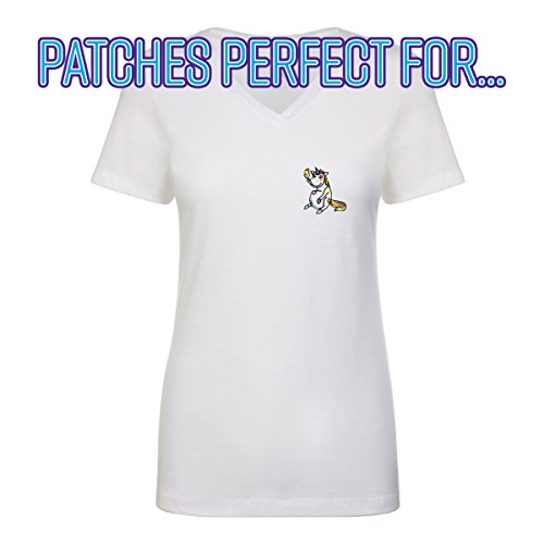 Pot Smoking Pals Mystical High Unicorn - Iron on Embroidered Patch Applique