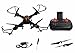 FLYZOE Foldable RC Drone FPV Wifi RC Quadcopter 2.4GHz 6-Axis Gyro Altitude Hold Remote with 2MP Camera (Black)