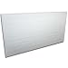 Proslat 88102 Heavy Duty PVC Slatwall Garage Organizer, 8-Feet by 4-Feet Section, White primary