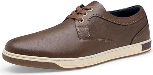 JOUSEN Men's Fashion Sneakers Eyelets Casual Shoes for Men