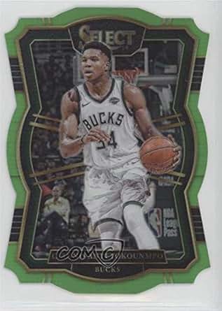 Amazon.com: Giannis Antetokounmpo #/65 (Basketball Card) 2017-18 Panini Select - Base - Neon ...