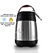 Stainless Thermos Food Jar with Folding Spoon and Bag Clip 17 Ounce