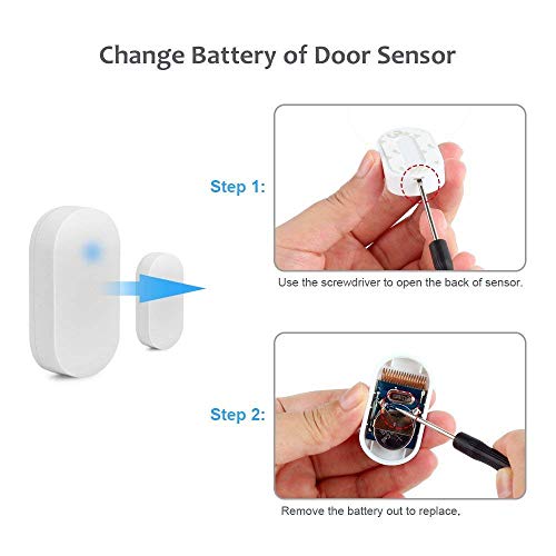 Wireless Doorbell Door Open Chime Kit BITIWEND Waterproof Doorbell plus