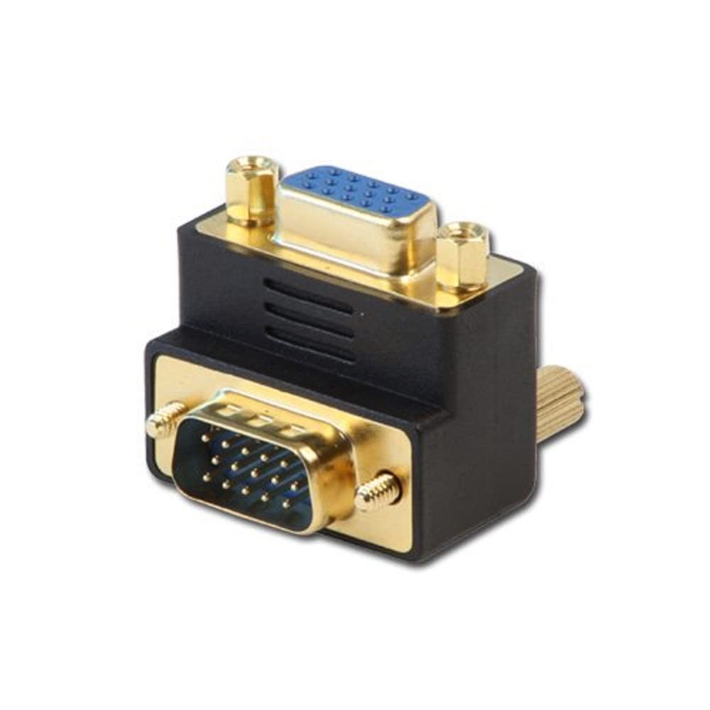 LINDY VGA Male to VGA Female 90 Adapter InchDown Inch