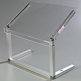 Carlisle 922407 Acrylic Adjustable Single-Sided Sneeze Guard with Aluminum Frame, 24-1/4 x 12.44