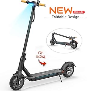 TOMOLOO Electric Scooter with Foldable Design, 18.6 Miles Long-Range, Up to 15.5 MPH, Commuting Scooter, Portable E…