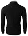H2H Mens Slim Fit V-Neck Button Up Cardigan Sweater Black US S/Asia M (CMOCAL07)