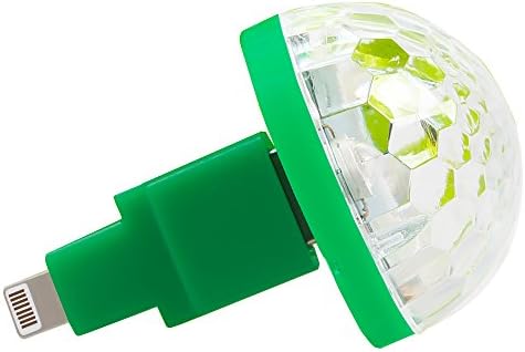 Sound Activated Party ,Plug for Iphone Disco Light ,Dj Lighting,Mini Portable Home Party Lamp for Parties,Room, Dance Parties Birthday DJ Bar Karaoke Xmas Wedding Show Club Pub