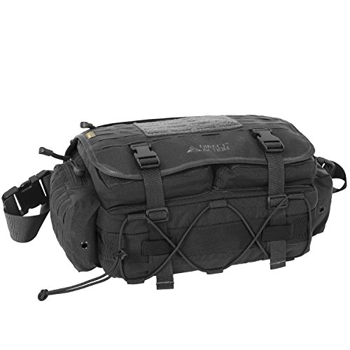 Direct Action Messenger Mk II Tactical Bag Black Mk II 10 Liter Capacity, Ideal For Laptop, Ipad