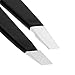 Tomiya Stainless Steel Slant Tweezers (black2)