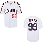 ZXCVB #99 Ricky Vaughn Jersey Boys Hip Hop Clothing Movie Baseball Jersey Stitched