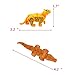 Nexxxi 4 Different Crocodile Toy Models and 4 Different Leopard Toy Models Tigers Figurines For Kids