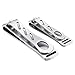 HQY Heavy-duty and Stainless Steel Nail Clipper Set - Fingernail and Toenail Clipper Set