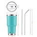 DYNAMIC SE 30oz Tumbler Double Wall Stainless Steel Vacuum Insulated Travel Mug with Splash-Proof Lid Metal Straw and Brush