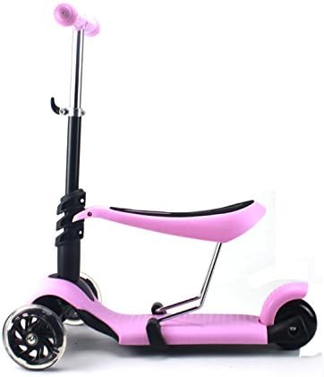 Cartoon 3 in1 Scooter Fashion and lovely Children's scooter (Pink)