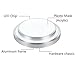 AFSEMOS 10-Inch LED Flush Mount Ceiling Lights,12W LED Ceiling Lights,6000K,960Lm Round Ceiling Light for Dining Room Bathroom Lighting Fixtures