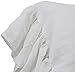 Queen's House Linen Pillowcases King Size White Shams Pillow Covers Set of 2-White