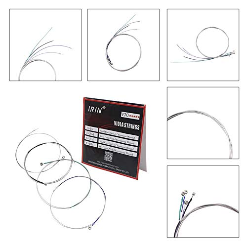Professional Viola String Nickel Plated Steel Chromium Replacement AccessorySilver