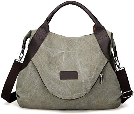 Hainan Canvas Handbags for Women, Shoulder Cross body Handbags Canvas Leather Bags canvas shoulder bag