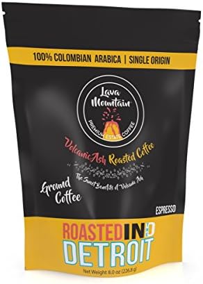 Lava Mountain Single Origin Colombia 8 oz Ground Coffee, Espresso