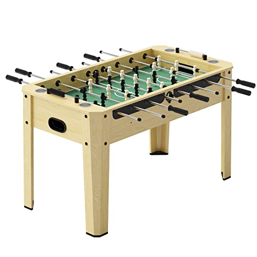 KIMQIN 56 Inch Foosball Table, Adult Size Indoor Game Table w/ 4 Balls