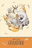 Letters to my Grandson: a beautiful notebook journal with a cute wild animal theme, to fill with letters, memories, notes and more to create a unique and personal keepsake. by Reef Coast Publications