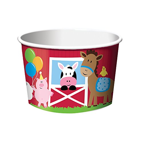 Creative Converting Farmhouse Fun Treat Cups (6 Count)