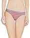 Nabtos Women's Sexy Cotton Underwear Panties Bikini Stripes Pack of 3 (Large/7, Blue Stripes)