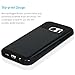 Galaxy S7 Case,Yokirin Full Matte Flexible TPU Case Back Cover for GS7 Phone - Black