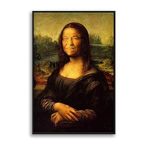 Framed Canvas Home Artwork Decoration Famous Person PortraitCanvas Wall Art for Living Room, Bedroom - 16x24 inches