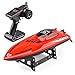 STOTOY Remote Control Boat for Kids/Adults,High Speed Electronic RC Racing Boat for Lakes-Red