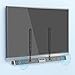 QualGear Durable Universal Sound Bar Bracket for Sound Bars Upto 15Kg/33lbs, Black (Qg-Sb-001-Blk)