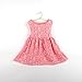 Gotd Summer Kids Baby Girls Floral Sleeveless Princess Dress Vest Clothes (3T, Pink )