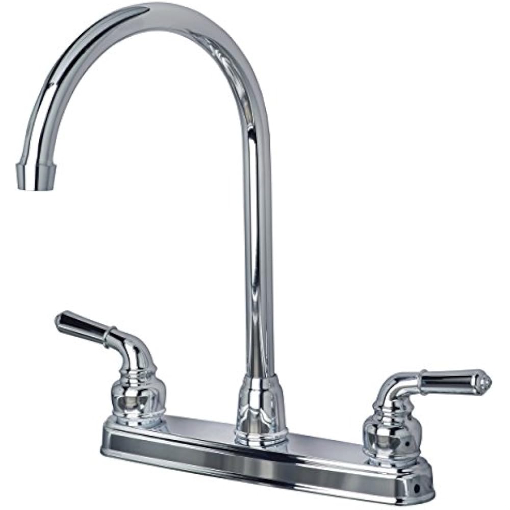 1201CP RV Mobile Home NonMetallic High Arc Swivel Kitchen Sink Faucet Chrome 885316120112 eBay