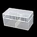 uxcell Hard Plastic Case Holder Storage Box Container for 12 x 9V Battery