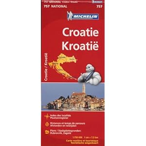 CROATIE / KROATIE 11757 CARTE ‘ NATIONAL ‘ MICHELI