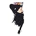 Beard Head Barbarian Roadie Beard Beanie -Funny Knit Hat and Fake Beard Facemask Black