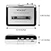 Cassette to MP3 Converter with Earphone,Wikoo Portable Tape-to-MP3 Converter Cassette Player,Retro Cassette Walkman,Convert Music on Tape to to MP3 Format